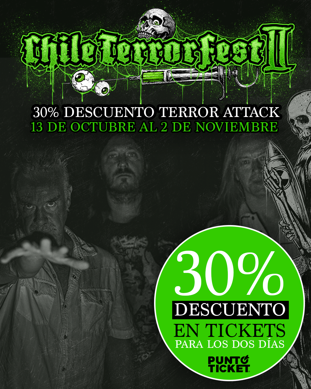 Chile TerrorFest 2026: Descuento especial en tickets generales
